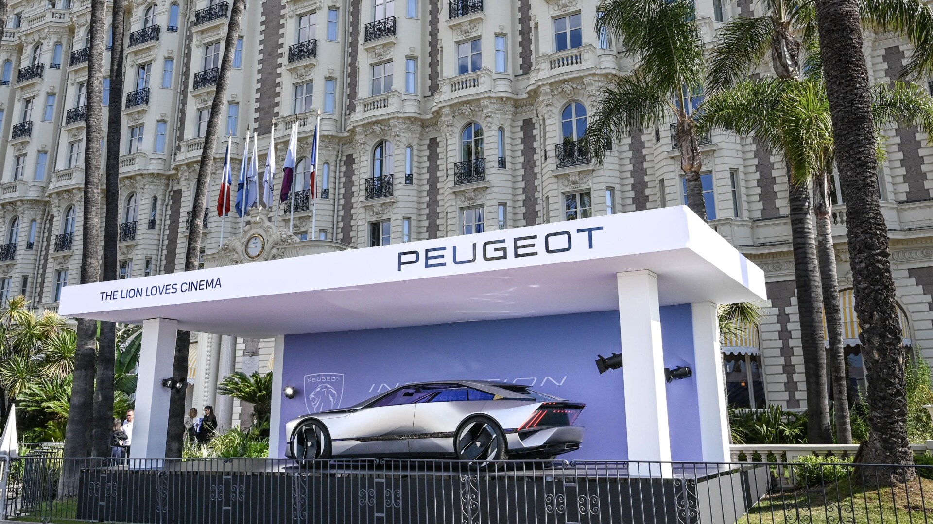 PEUGEOT Inception concept car at Cannes Festival